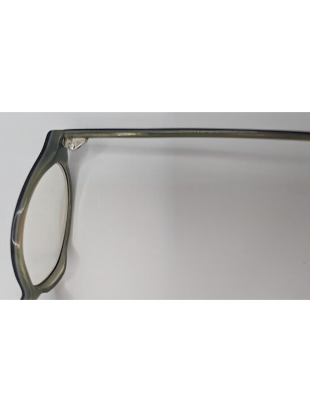 Nicole Miller Sweety Eyeglasses Frame Olive Translucent Green Oval  46-16-140 - Picture 4 of 15